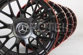 C63 AMG Black Forged Wheels 19 Inch Genuine Mercedes-AMG (part number: A20540117009Y15)