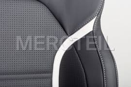 C63 AMG Seats White & Black Genuine Mercedes AMG
