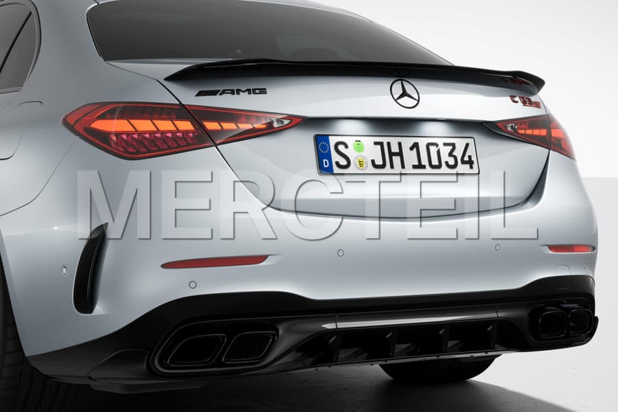 C63 AMG Spoilerlippe Schwarz C Klasse W206 Original Mercedes AMG preview 0