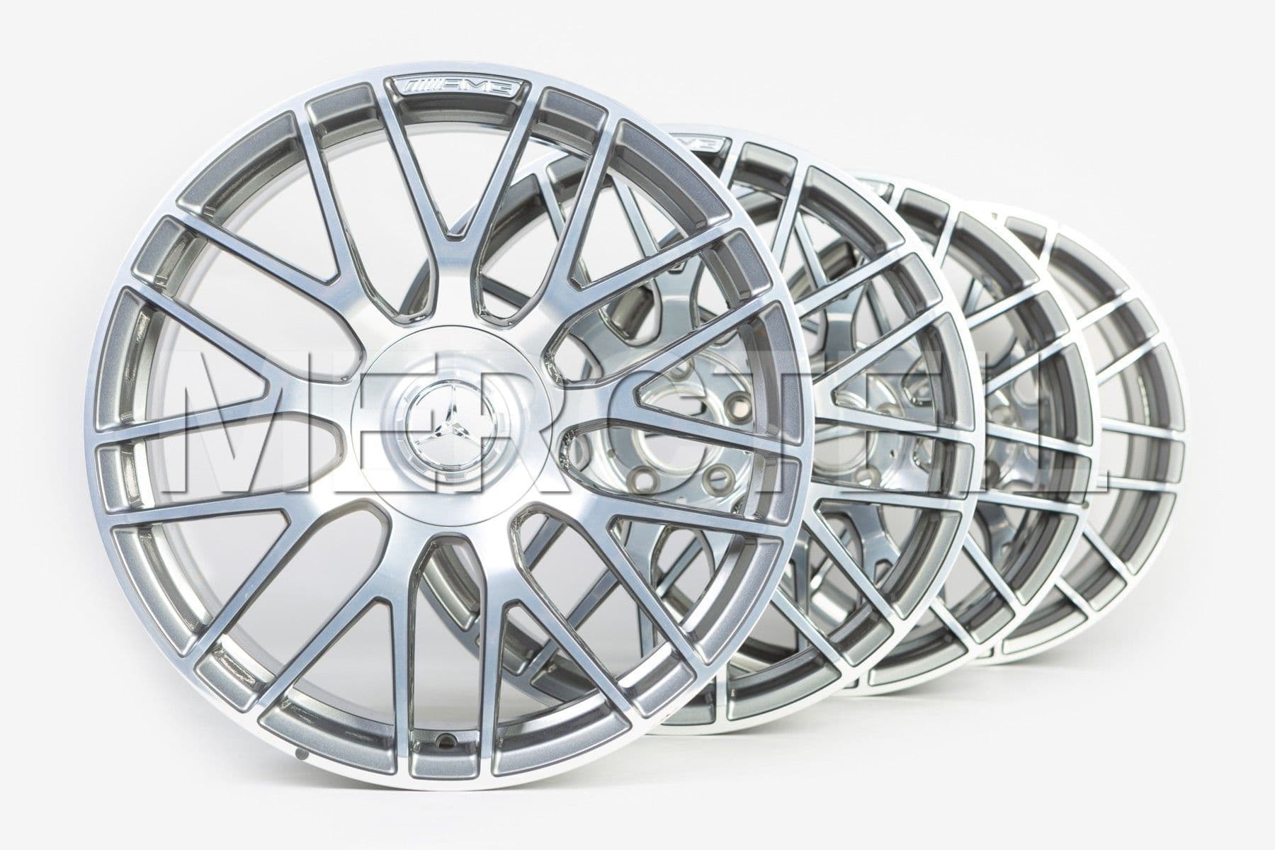 C63 AMG Wheels Forged Himalaya Gray Genuine Mercedes AMG (Part number: A20540117007X21)