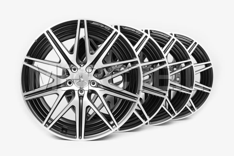 C Class AMG 10 Double Spoke Alloy Wheels R20 206 Genuine Mercedes AMG preview 0