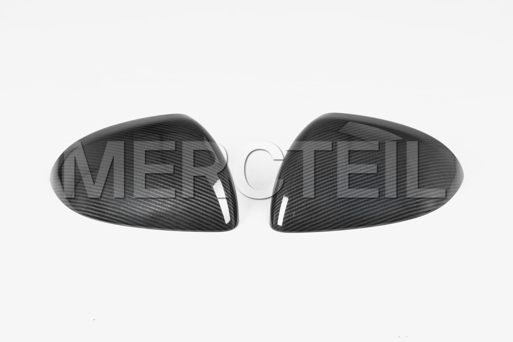 C-Class AMG Carbon Mirror Caps Set 206 Genuine Mercedes-AMG A0998105903, A0998106003