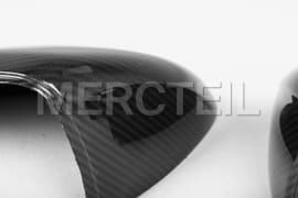 C-Class AMG Carbon Mirror Caps Set 206 Genuine Mercedes-AMG A0998105903, A0998106003