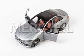 C-Class AMG Line 1:18 Model Car Gray 206 Genuine Mercedes-Benz Collection (part number: B66960638)