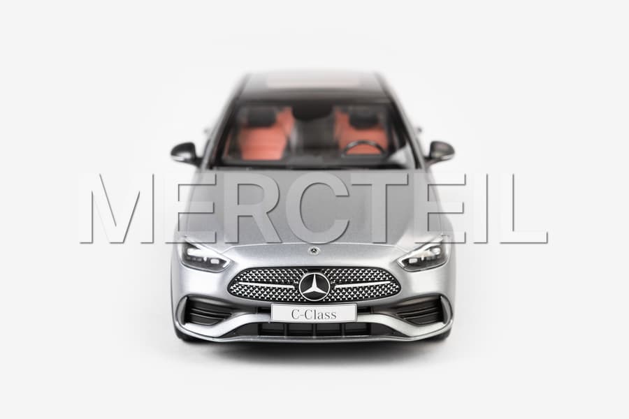 C Class AMG Line Sedan Gray 1:18 Model Car W206 Genuine Mercedes Benz Collection preview 0