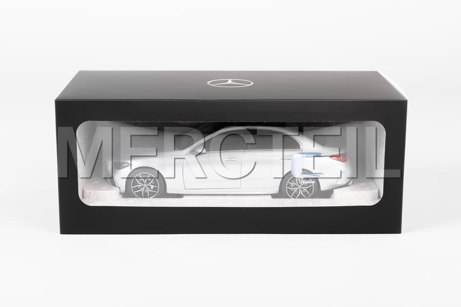 C-Class AMG Line 118 Model Car Silver 206 Genuine Mercedes-Benz