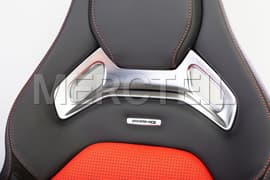 C Class AMG Seats Black with Red Insertion W205 Genuine Mercedes AMG