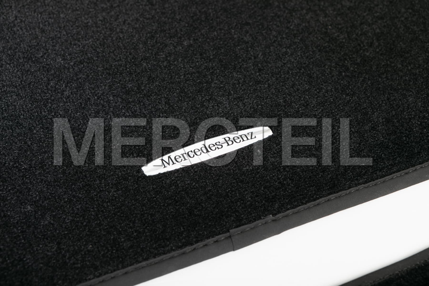 C-Class Black Floor Mats Set W/S204 LHD / RHD Genuine Mercedes-Benz (Part number: A20468019489F87)