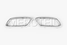 C-Class Chrome Glossy Exhaust Tips W/S206 Genuine Mercedes-Benz A2068858303