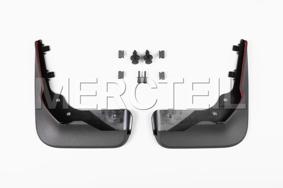 C Class Front Axle Mud Flaps W/S206 Genuine Mercedes Benz preview 0