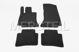 C-Class Velour Floor Mats Set Black LHD/RHD W/S206 Genuine Mercedes-Benz (Part number: A20668022059J74)