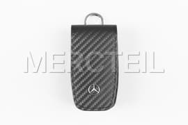 Schlüsseletui Leder Carbon Optik 6.Generation Original Mercedes Benz Collection (Teilenummer: B66958411)