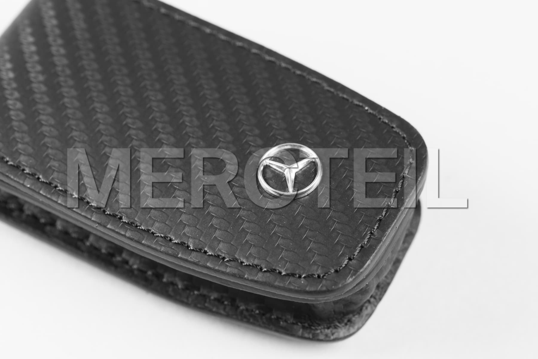 Schlüsseletui Leder Carbon Optik 6.Generation Original Mercedes Benz Collection (Teilenummer: B66958411)