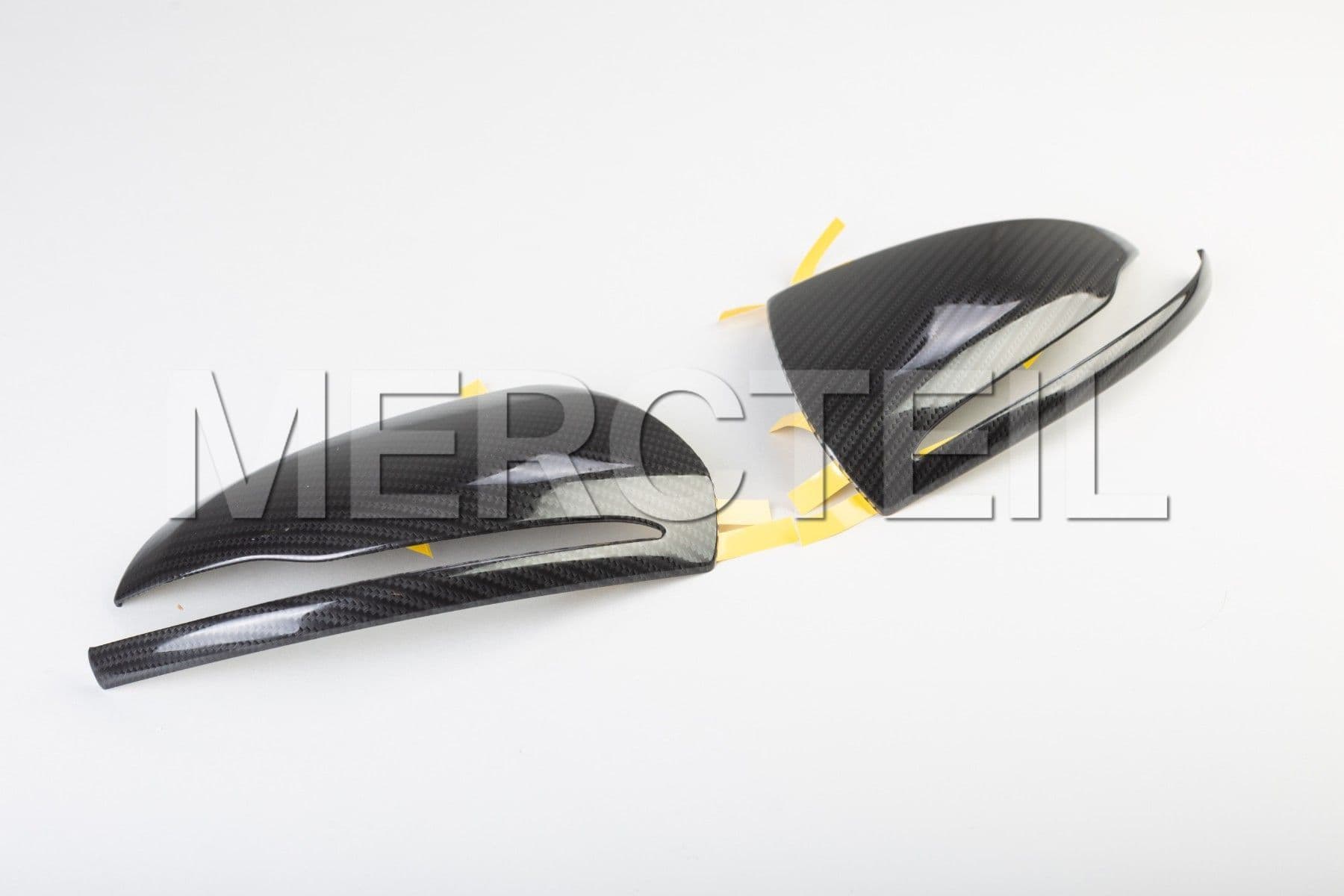 Carbon Style Look Mirror Covers Genuine Mercedes AMG (part number: A2058110100)