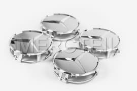 Mercedes-Benz Set Of Chrome Wheel Hub Caps (part number: 	
B66470207)