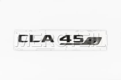 AMG CLA 45s Model Logo Decal Colored in Black 118 Genuine Mercedes AMG ...
