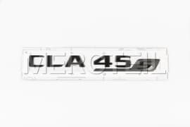 AMG CLA 45s Model Logo Decal Colored in Black 118 Genuine Mercedes AMG (Part number: A1188172100)