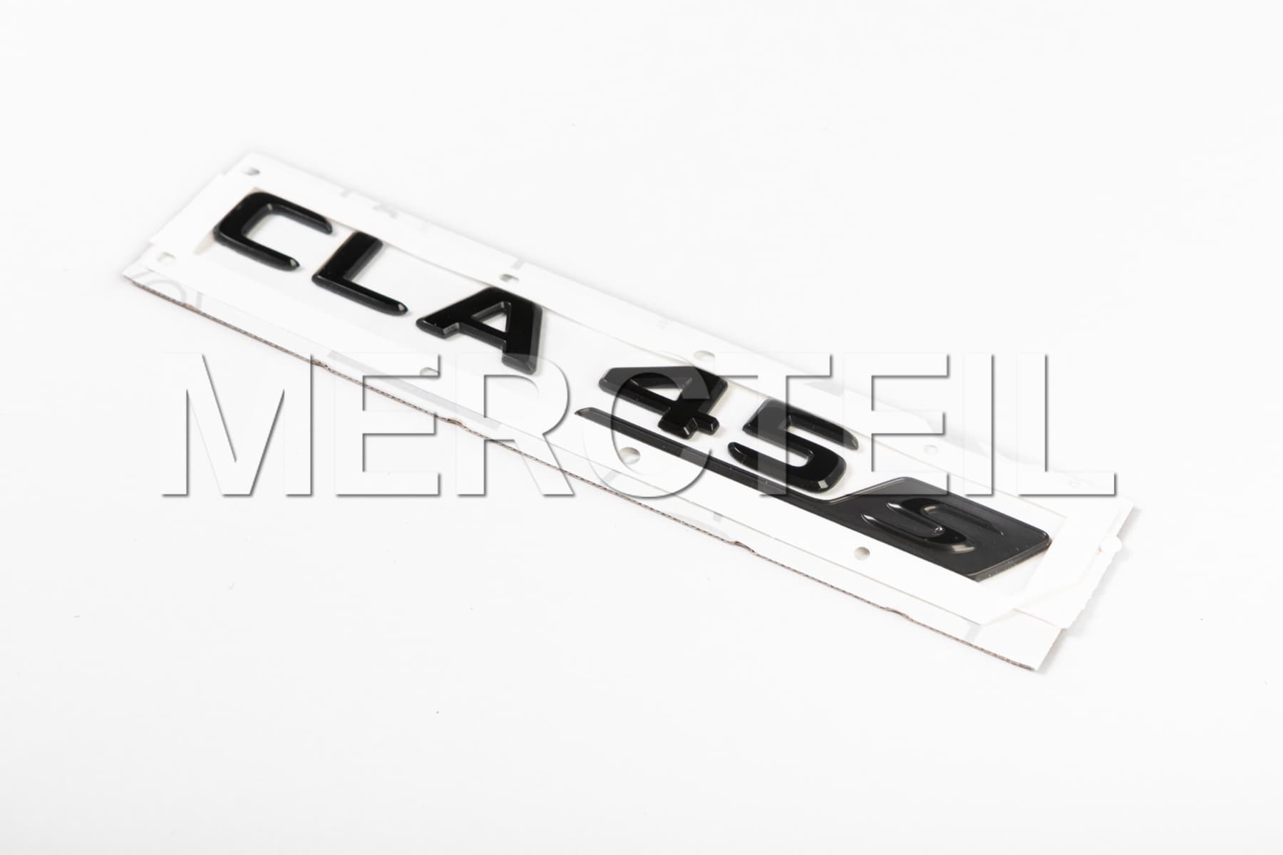 AMG CLA 45s Model Logo Decal Colored in Black 118 Genuine Mercedes AMG (Part number: A1188172100)