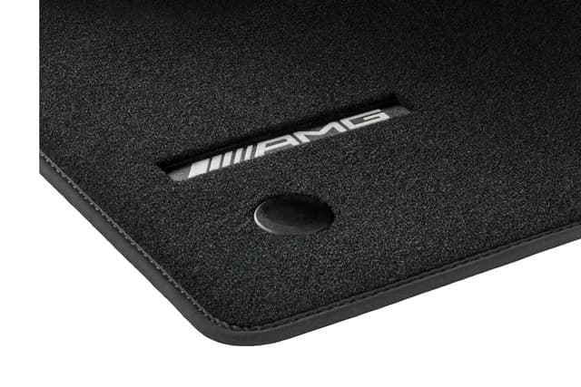 CLA AMG Velour Black Floor Mats Set