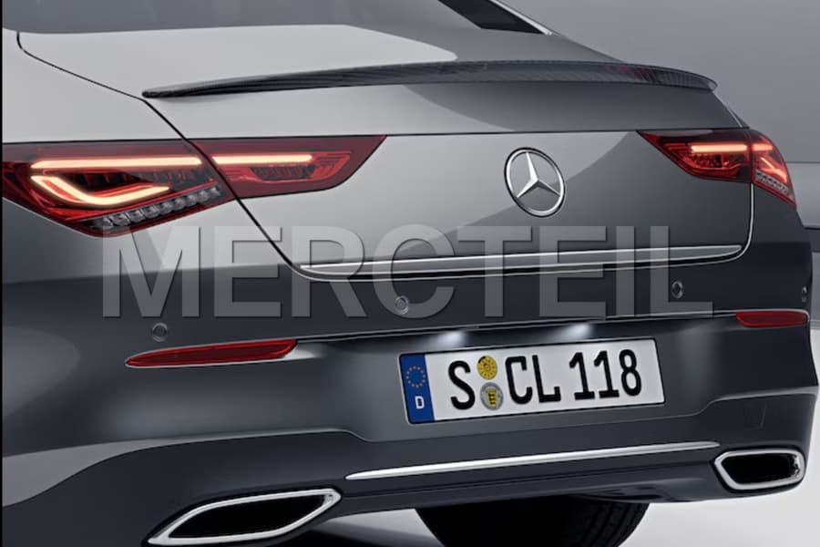 CLA Trunk Lid Chrome Trim Coupe C118/Shooting Brake X118 Genuine Mercedes Benz preview 0