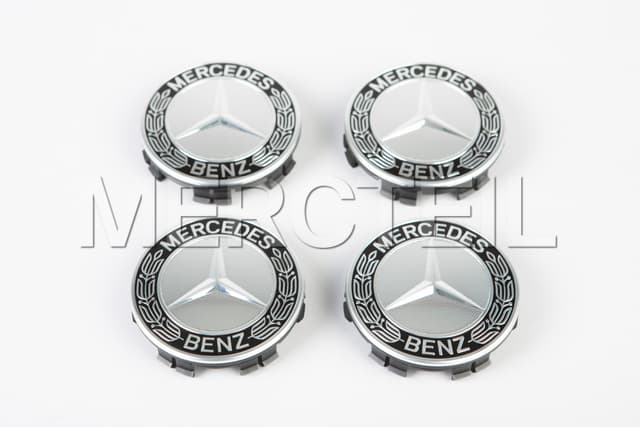 Classic Laurel Emblem Hubcaps Genuine Mercedes Benz preview
