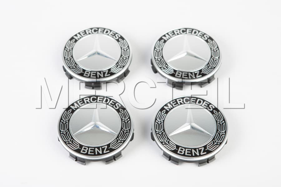 Classic Laurel Emblem Hubcaps Genuine Mercedes Benz preview 0