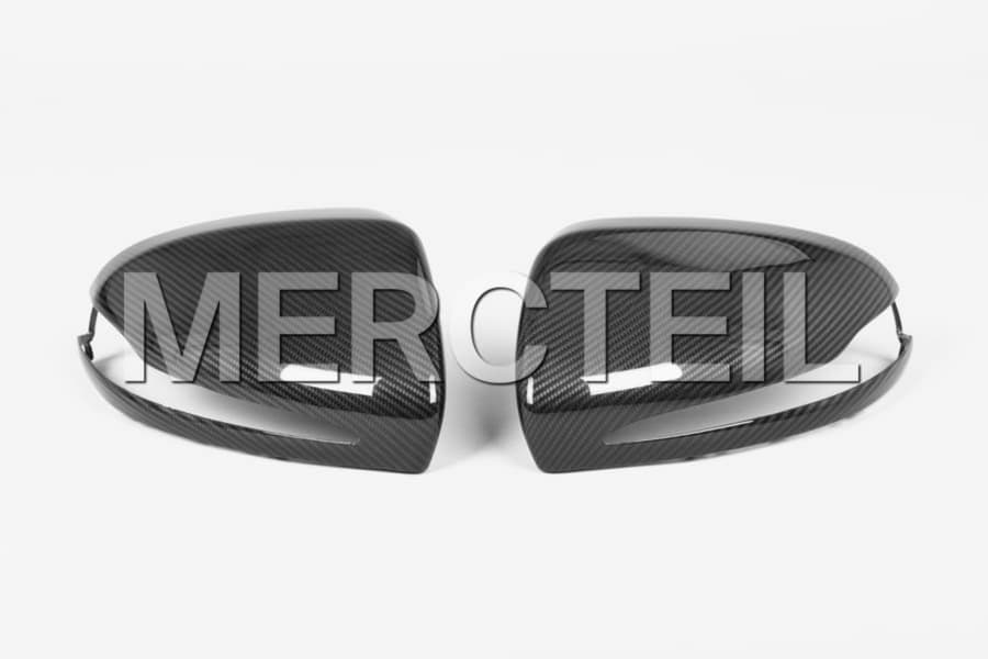 CLE AMG Carbon Fiber Mirror Covers Set C236/A236 Genuine Mercedes AMG preview 0