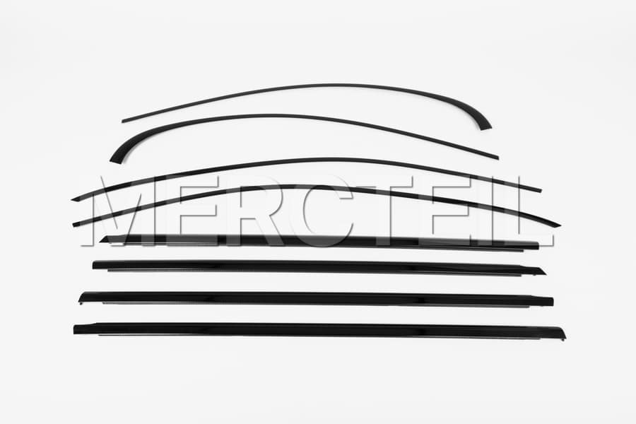 CLE Coupe Night Package Window Trim Strips Kit C236 Genuine Mercedes Benz preview 0