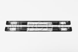 CLE Exchangeable AMG Silver Covers for Illuminated Door Sills A236/C236 Genuine Mercedes-AMG A2366800602