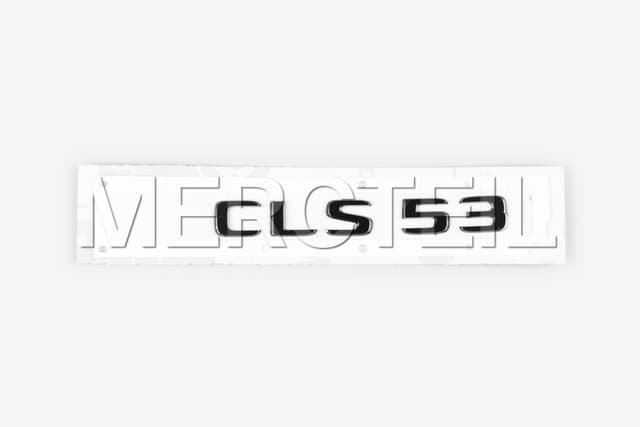 CLS AMG Logo Sticker AMG Nameplate Dark Chrome C257 Genuine Mercedes ...