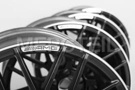 CLS63 Wheels Forged Black C218 Genuine Mercedes Benz (part number: 	
A21840117007X71)