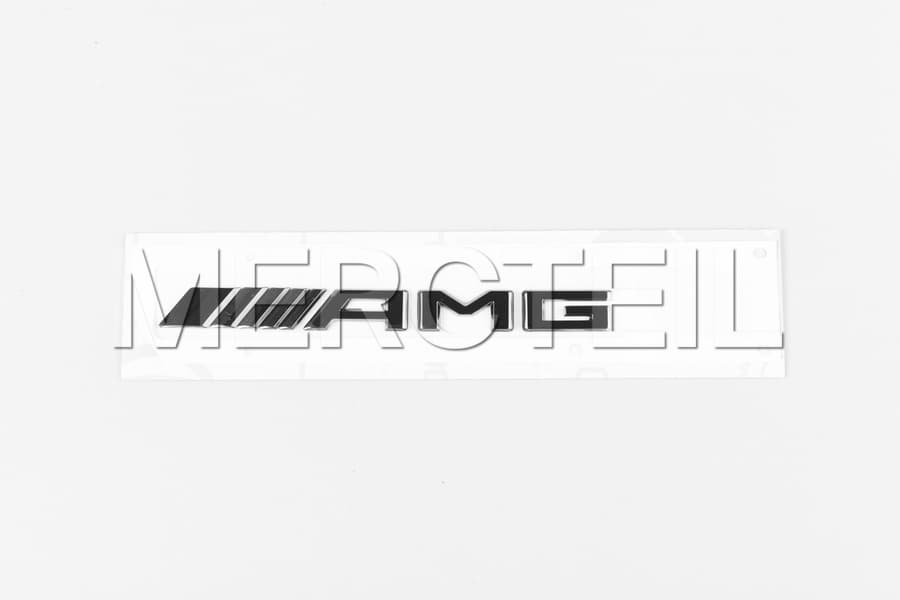 CLS AMG Logo Sticker AMG Nameplate Dark Chrome C257 Genuine Mercedes AMG preview 0