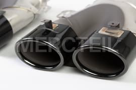 CLS Class / E Class Coupe AMG Black Exhaust Tips Genuine Mercedes AMG (part number: A2574907200)