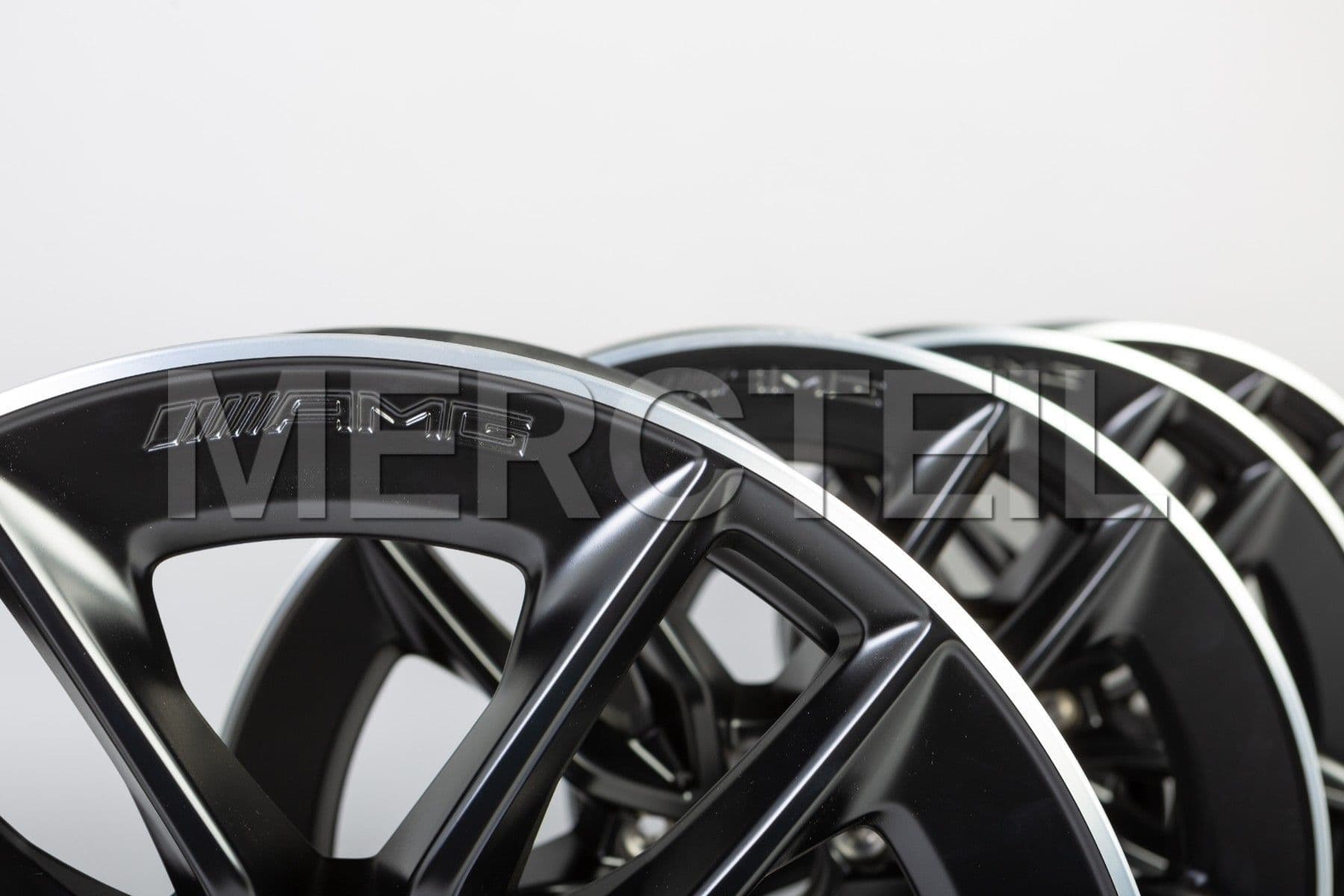 E Class AMG Wheels 20 Inch Black Matte Genuine Mercedes-Benz (part number: A21340150007X71)