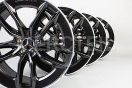 E Class AMG Wheels 20 Inch Black Matte Genuine Mercedes-Benz (part number: A21340150007X71)
