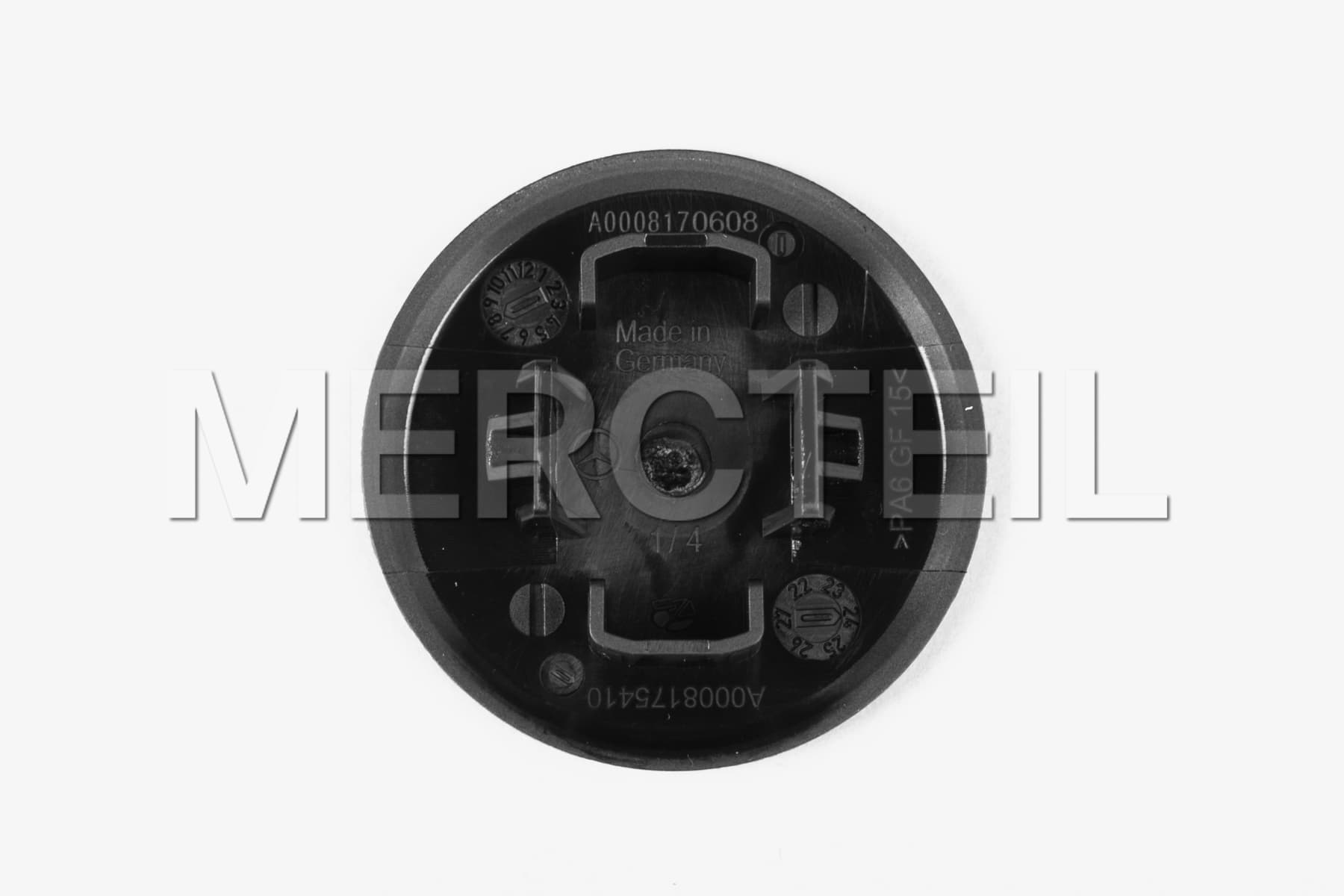 E53 AMG Schwarzes Affalterbach Motorhaubenemblem E-Klasse W214/S214 Original Mercedes-AMG A0008175410