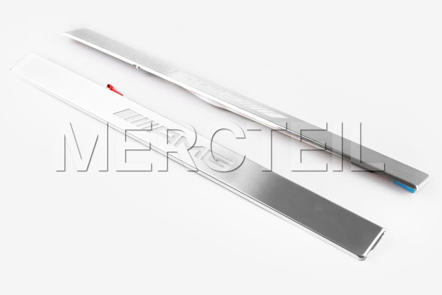 E Class AMG Illuminated Door Sill Panels Genuine Mercedes AMG