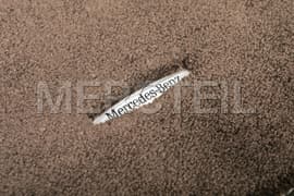 E-Class Exclusive Front Velours Floor Mats Espresso Brown Deep Pile W213 / S213 Genuine Mercedes-Benz (Part number: A21368018068U72)