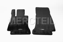 E-Class Exclusive Velours Front Floor Mats Black Deep Pile LHD/RHD W213/S213 Genuine Mercedes-Benz A21368018069K26/A21368019069K26