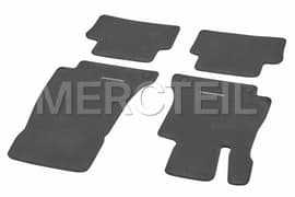 E Class Velour Floor Mats Magma Grey 