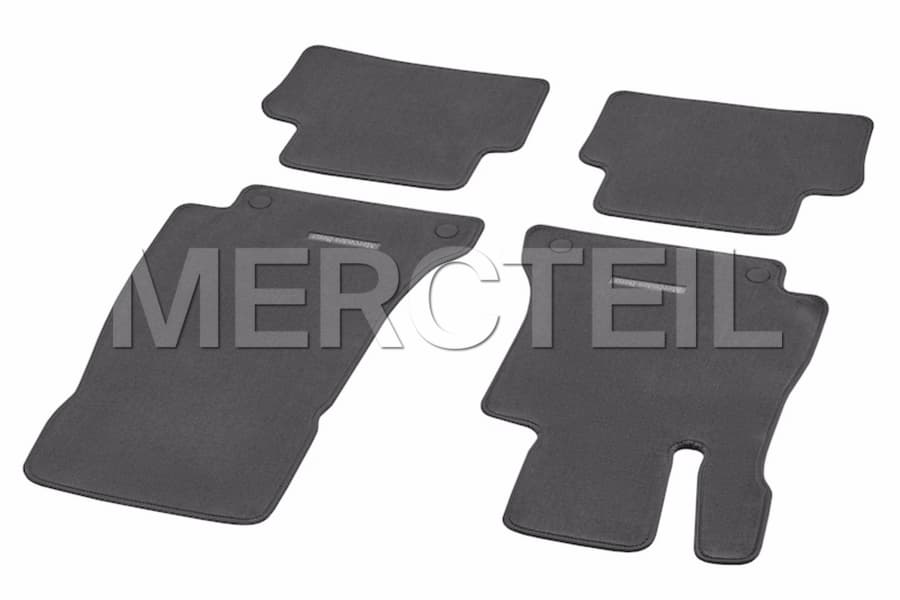 E Class Velour Floor Mats Magma Grey Set W213 S213 LHD/RHD Genuine Mercedes Benz preview 0