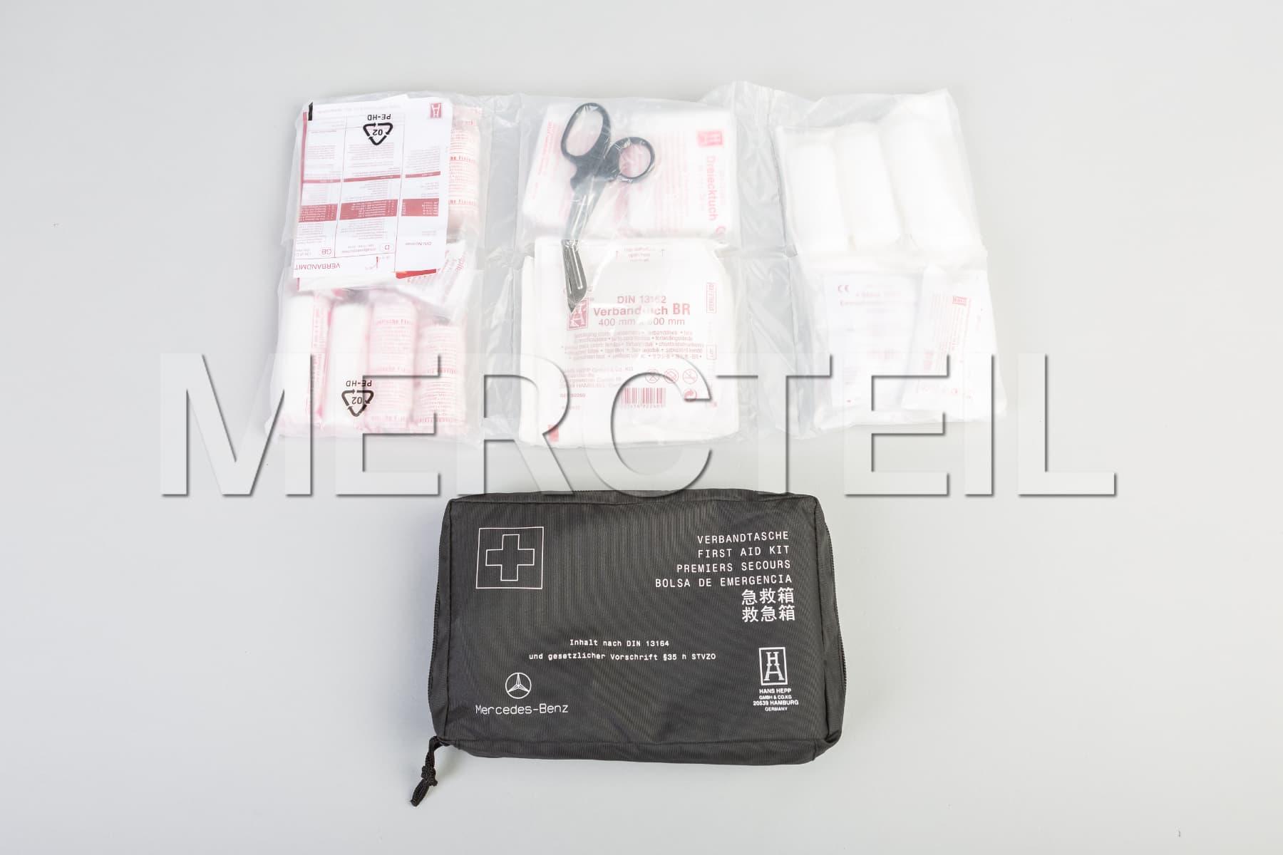 Notfallkit Erste-Hilfe-Tasche Schwarz Original Mercedes-Benz A1698600150