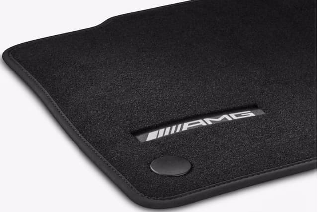 EQE AMG Black Velour Floor Mats Set V295 LHD/RHD Genuine Mercedes AMG
