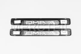 EQE / EQS Austauschbare AMG Silberabdeckungen für beleuchtete Einstiegsleisten Code U45 X294 V295 V297 Echt Mercedes-AMG (Teilenummer: A2976804408)