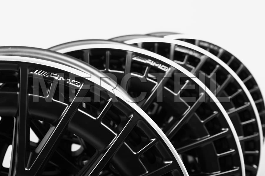 EQS AMG MultiSpokeDesign Black Matte LightAlloy Wheels R21 297