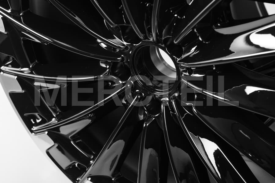 Eqs Suv Amg Multi Spoke Design Alloy Wheels Black 22 Inch X296 Genuine