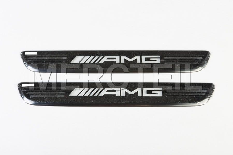 Exchangeable AMG Covers for Illuminated Door Sills Genuine Mercedes AMG preview 0