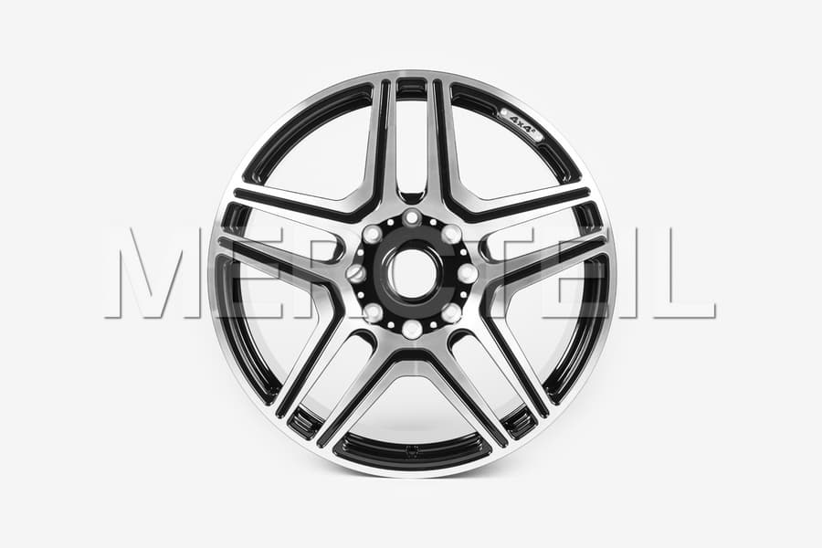 G63 AMG 4x4² 5 Double Spoke Forged Wheels Set R22 W463A Genuine Mercedes AMG preview 0