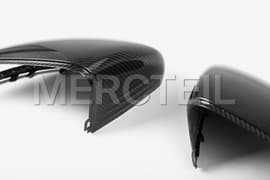 G63 AMG Carbon Fiber Mirror Covers Set G Class W465 Genuine Mercedes-AMG A4658110400, A4658110500