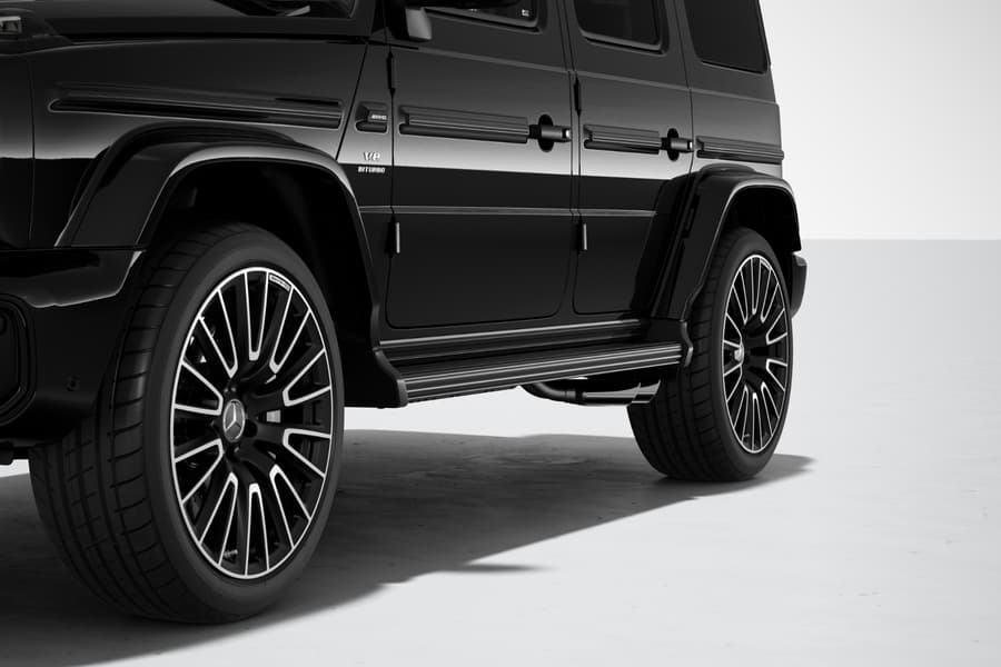 G63 AMG Forged Wheel Set 22 Inch Black 10 Double Spokes G-Class